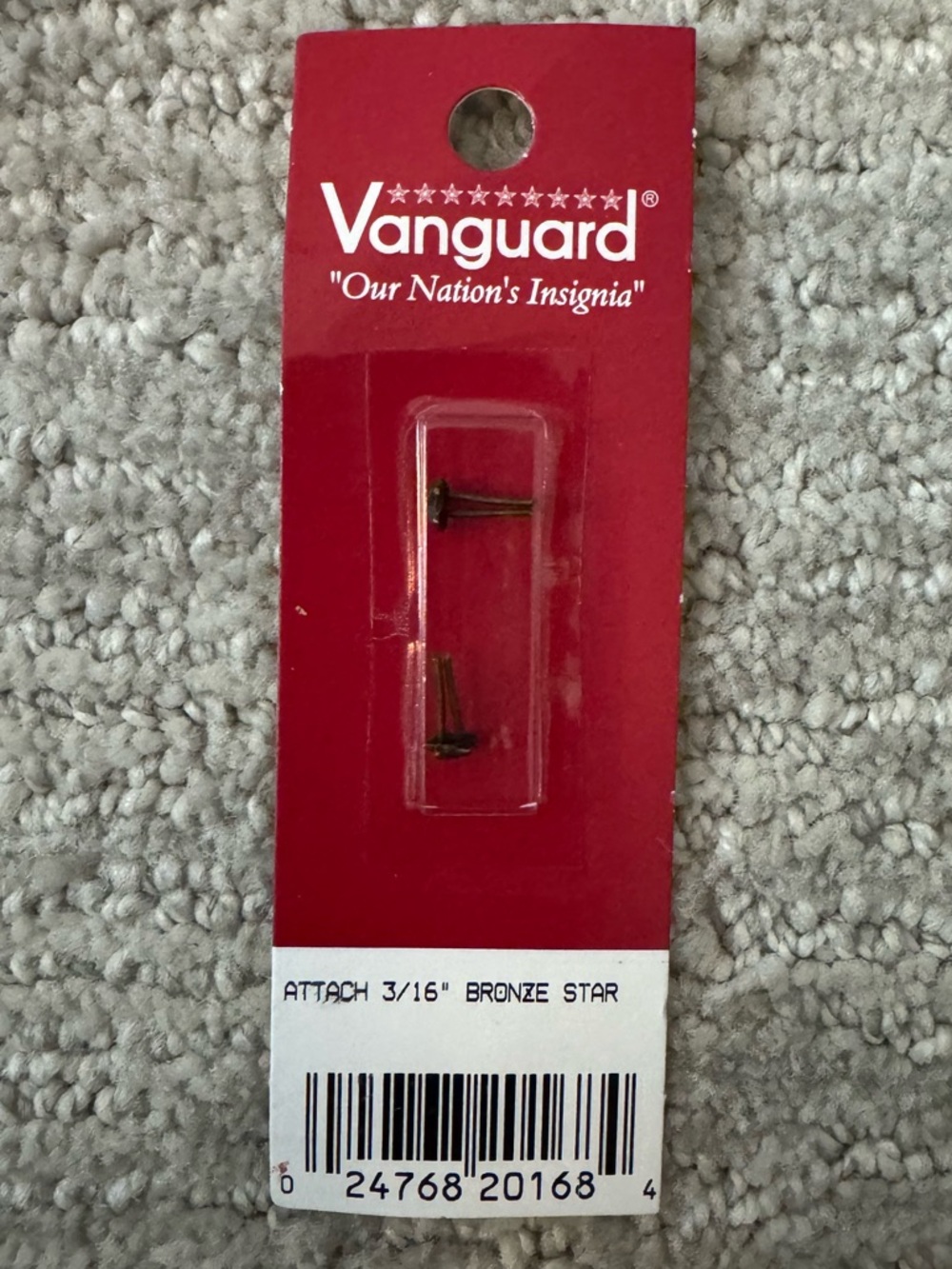 Vanguard - Attach 3/16” Bronze Star